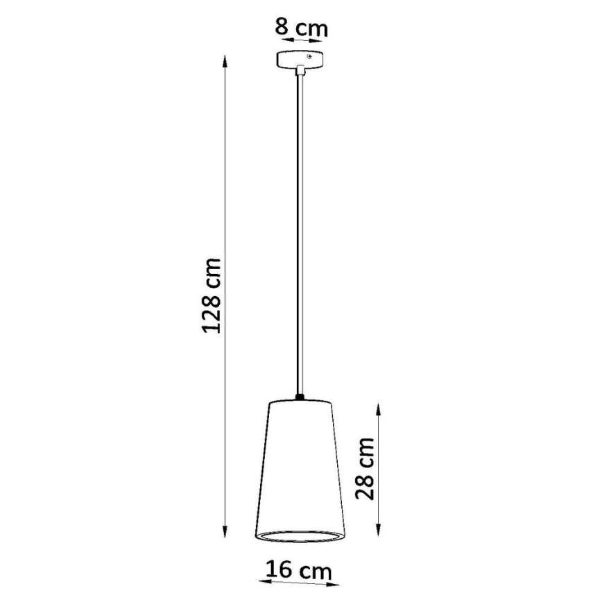 Lustra ar auklu GULCAN 1xE27/15W/230V