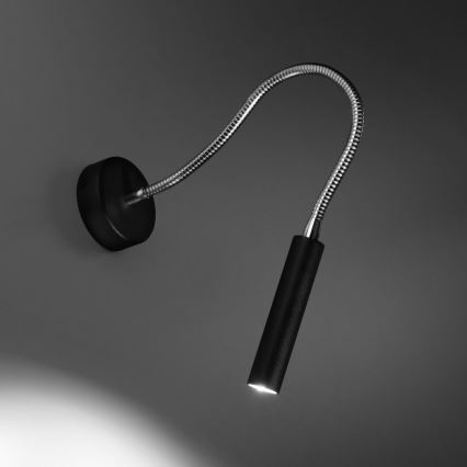 Elastīga maza lampa AXIL 1xG9/12W/230V melna