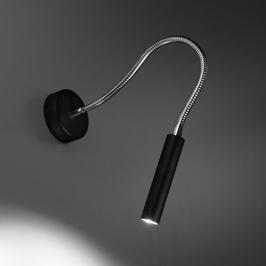 Elastīga maza lampa AXIL 1xG9/12W/230V melna