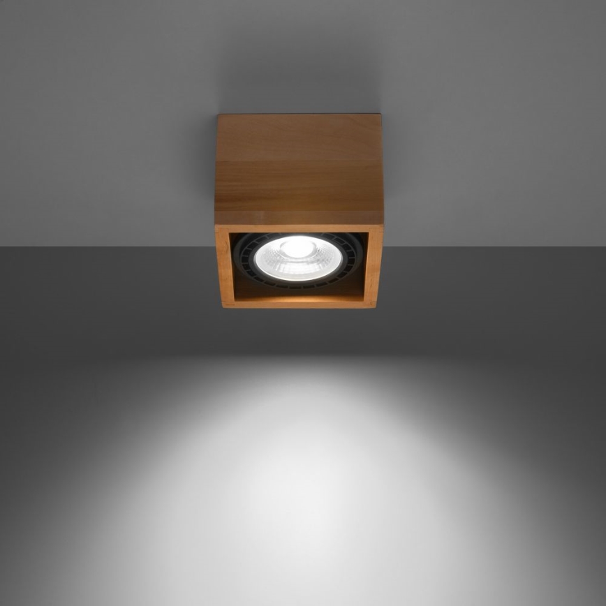 Griestu lampa QUATRO AR111 1xGU10/40W/230V dižskābardis