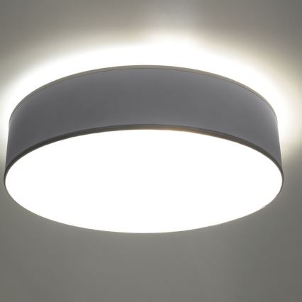 Griestu lampa ARENA 4xE27/60W/230V pelēka