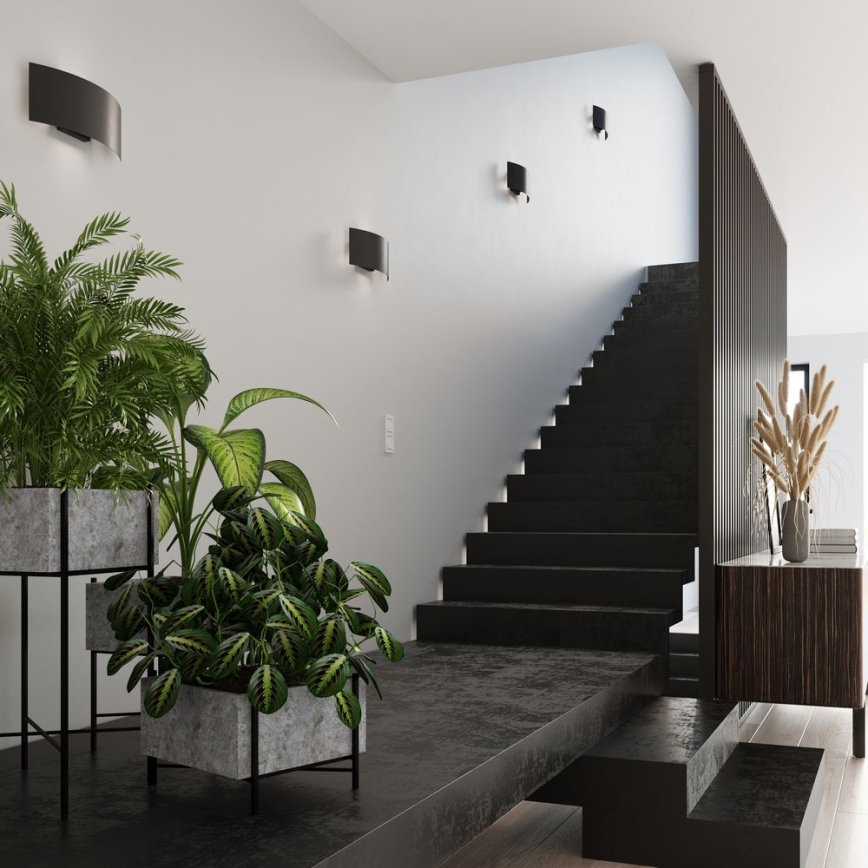 Sienas gaismeklis MAGNUS 2xG9/40W/230V melns