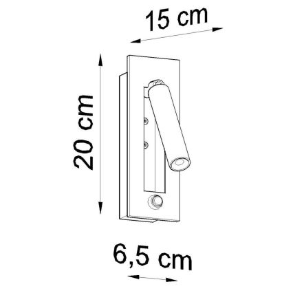 Sienas starmetis ENIF 1xG9/12W/230V