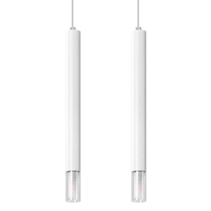 Lustra ar auklu VIZIER 2xG9/40W/230V balta