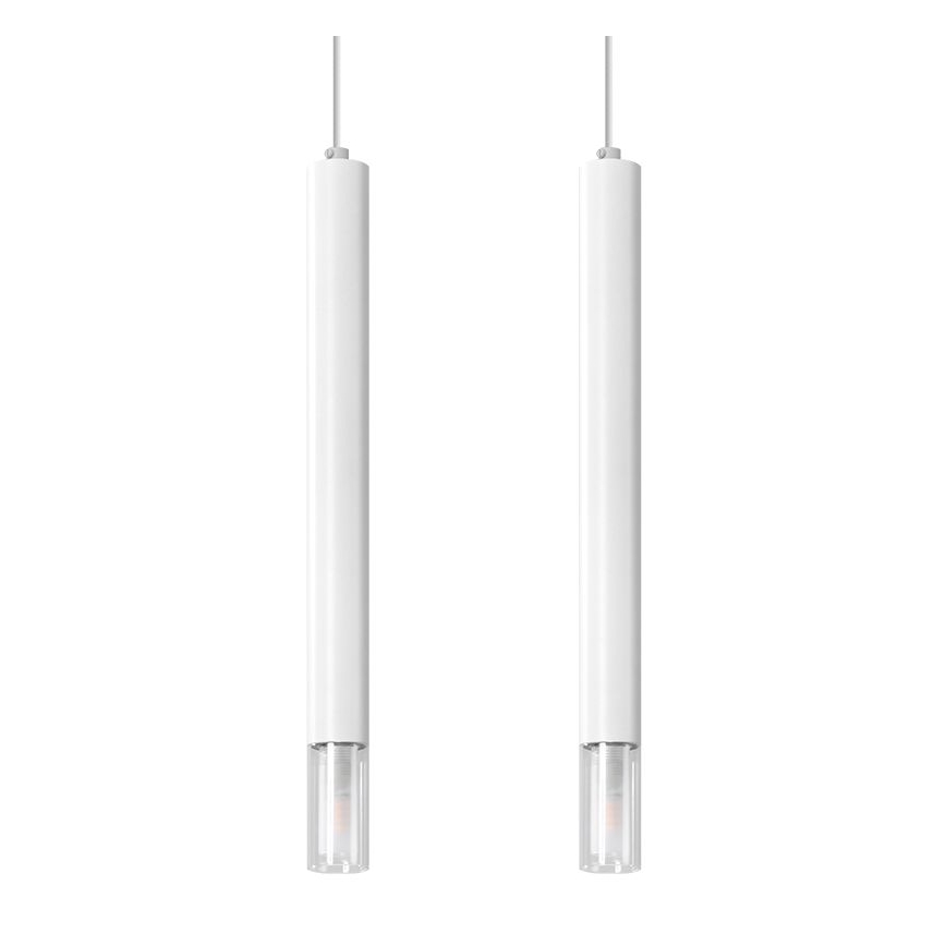 Lustra ar auklu VIZIER 2xG9/40W/230V balta