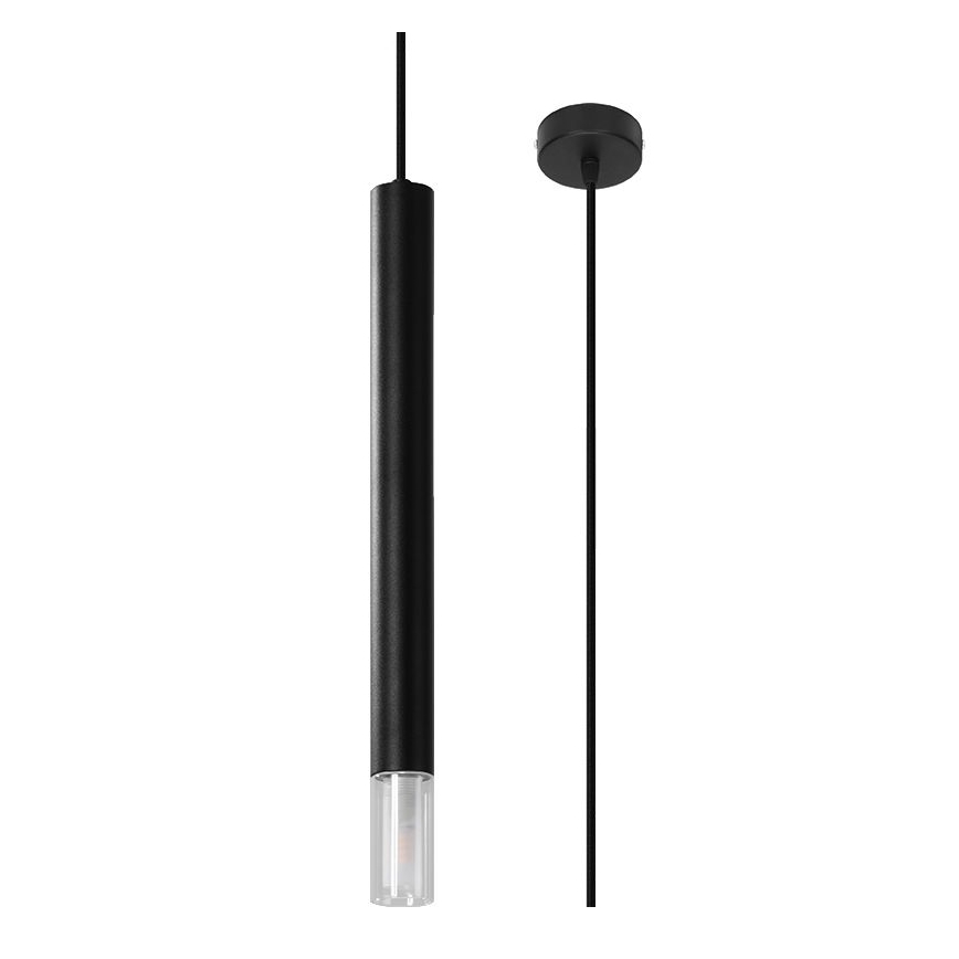 Lustra ar auklu VIZIER 1xG9/40W/230V melna