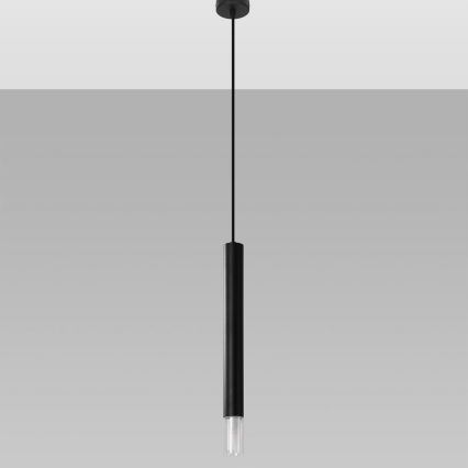 Lustra ar auklu VIZIER 1xG9/40W/230V melna