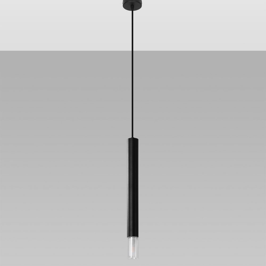 Lustra ar auklu VIZIER 1xG9/40W/230V melna