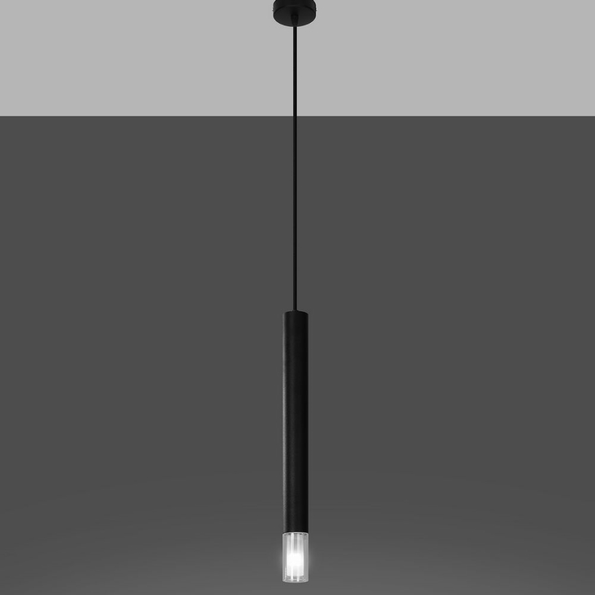 Lustra ar auklu VIZIER 1xG9/40W/230V melna