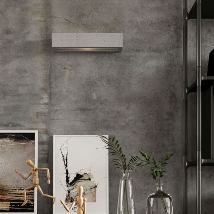 Sienas gaismeklis VEGA 2xE27/60W/230V 50 cm betona