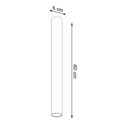 Starmetis LAGOS 1xGU10/10W/230V 60 cm balta