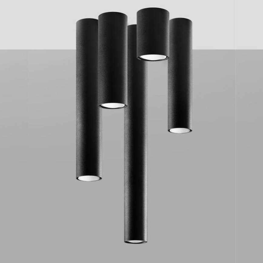 Starmetis LAGOS 1xGU10/10W/230V 20 cm melna
