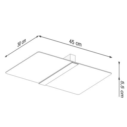 Griestu gaismeklis AZALIA 2xG9/40W/230V