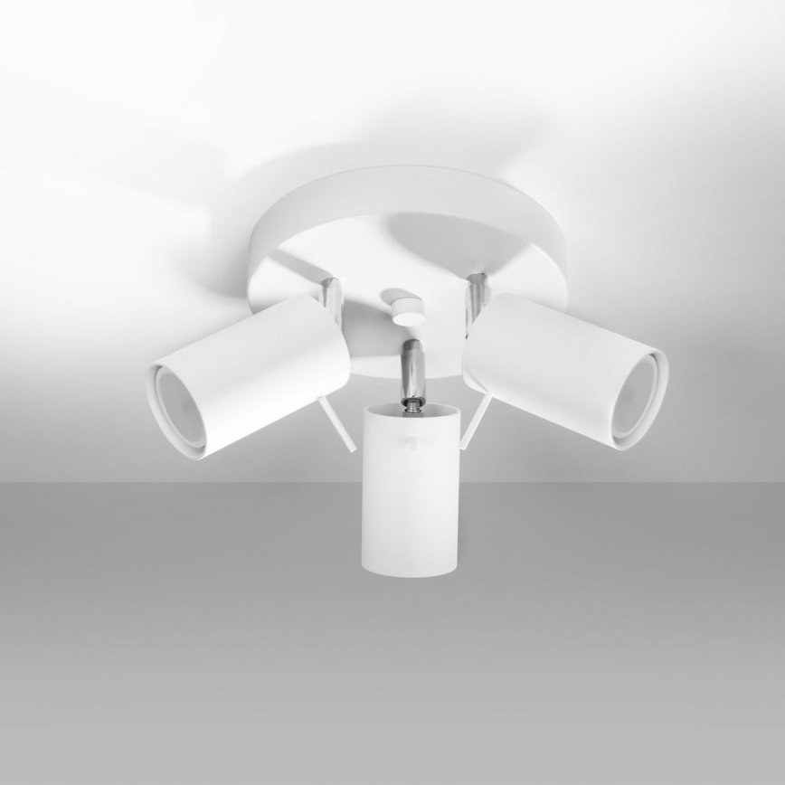 Starmetis RING 3xGU10/10W/230V balta