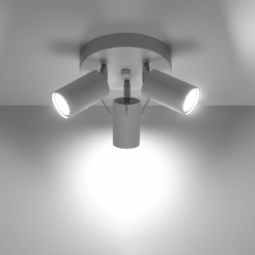 Starmetis RING 3xGU10/10W/230V balta