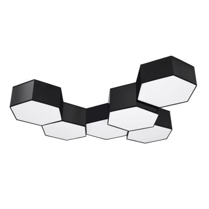 Griestu gaismeklis SUNDE 2xE27/60W/230V 15,5 cm melns