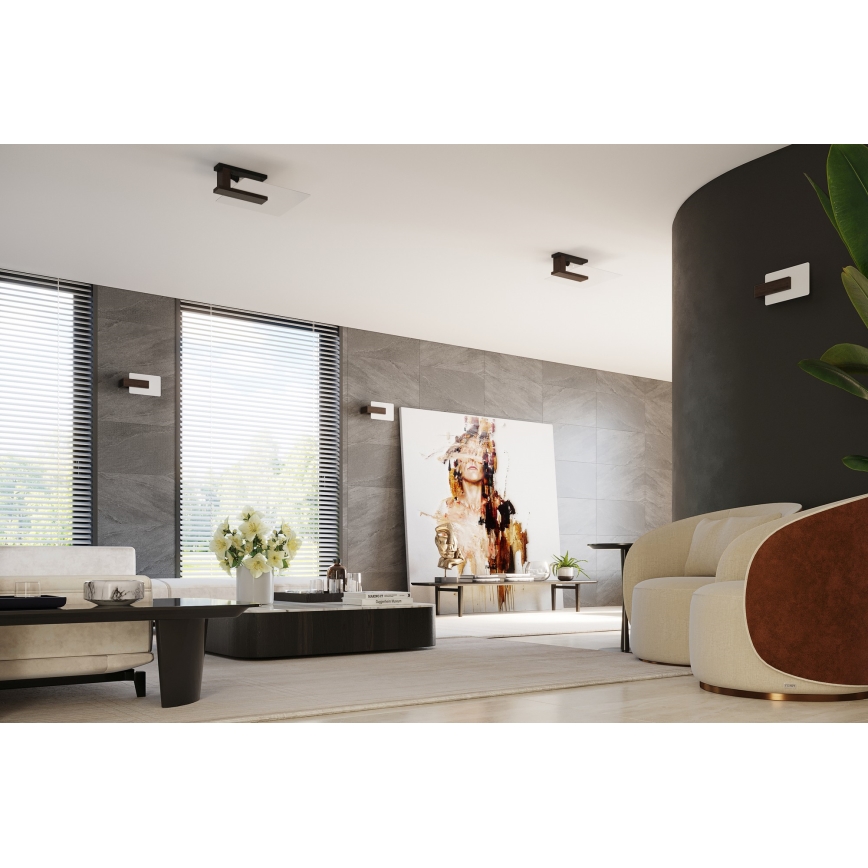 Griestu gaismeklis LAPPO 2xE27/15W/230V wenge