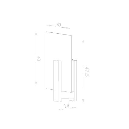 Griestu gaismeklis LAPPO 2xE27/15W/230V wenge