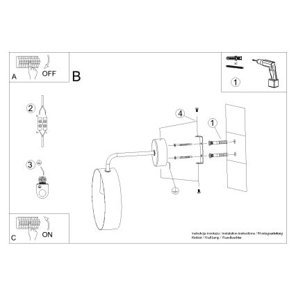 Sienas lampa TITRAN 1xE27/60W/230V balta