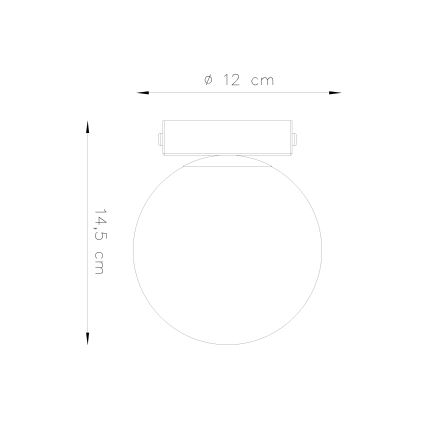 Griestu lampa YOLI 1xG9/12W/230V balta