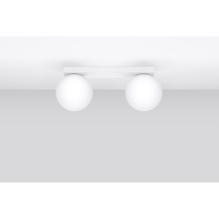 Griestu lampa YOLI 2xG9/12W/230V balta