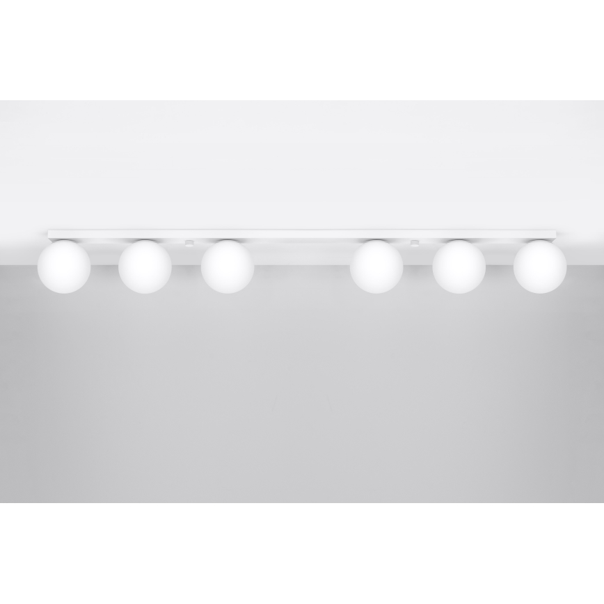 Griestu lampa YOLI 6xG9/12W/230V balta