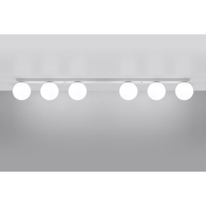 Griestu lampa YOLI 6xG9/12W/230V balta