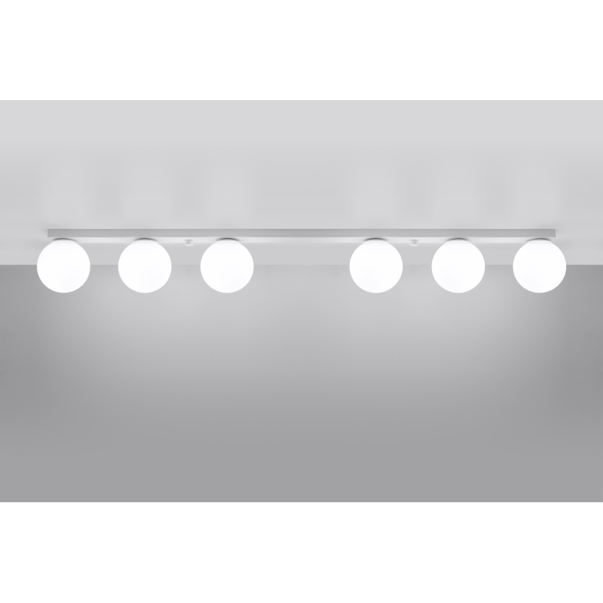 Griestu lampa YOLI 6xG9/12W/230V balta