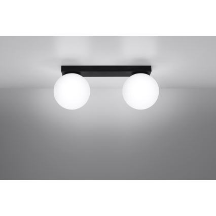 Griestu lampa YOLI 2xG9/12W/230V melna