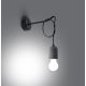 Sienas lampa NESO 1xE27/15W/230V betons