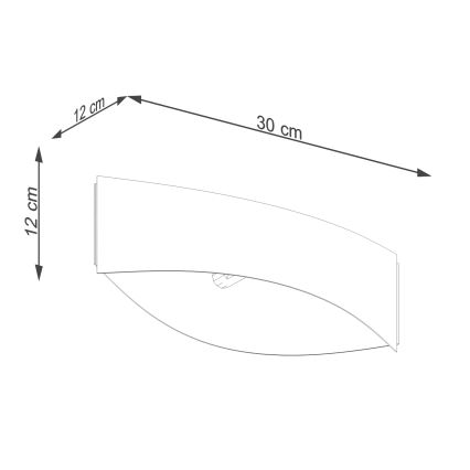 Sienas lampa TONI 1xG9/8W/230V balta