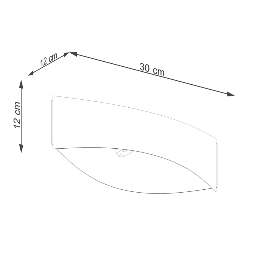 Sienas lampa TONI 1xG9/8W/230V balta
