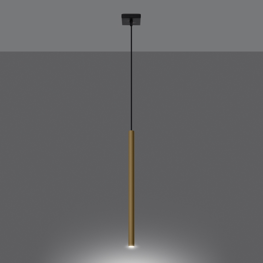Lustra ar auklu PASTELO 1xG9/8W/230V zelta