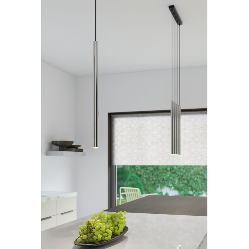 Lustra ar auklu PASTELO 1xG9/8W/230V spīdīgi hromēts