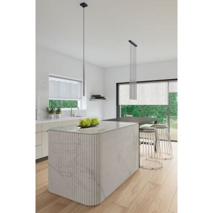 Lustra ar auklu PASTELO 1xG9/8W/230V spīdīgi hromēts