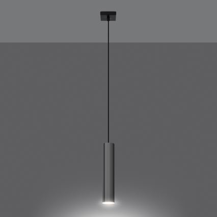 Lustra ar auklu LAGOS 1xGU10/10W/230V spīdīgi hromēts