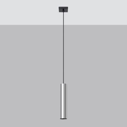 Lustra ar auklu LAGOS 1xGU10/10W/230V spīdīgi hromēts