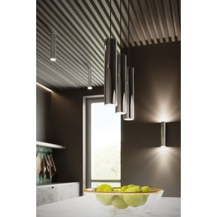 Lustra ar auklu LAGOS 1xGU10/10W/230V spīdīgi hromēts