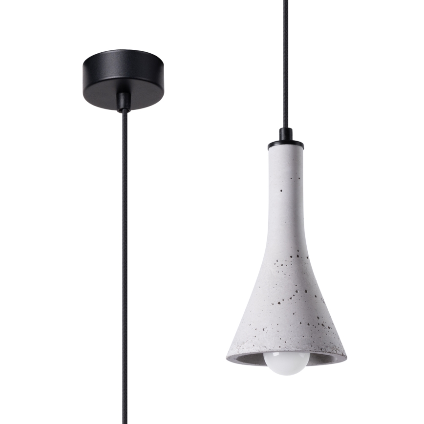 Lustra ar auklu REA 1xE14/12W/230V betons