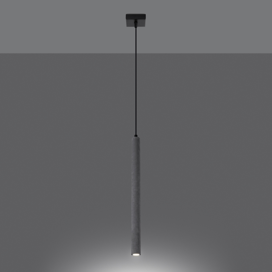 Lustra ar auklu PASTELO 1xG9/8W/230V betons