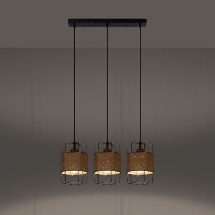 Lustra ar auklu GIZUR 3xE27/15W/230V