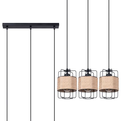Lustra ar auklu GIZUR 3xE27/15W/230V