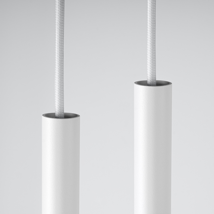 Lustra ar auklu PASTELO 2xG9/8W/230V balta