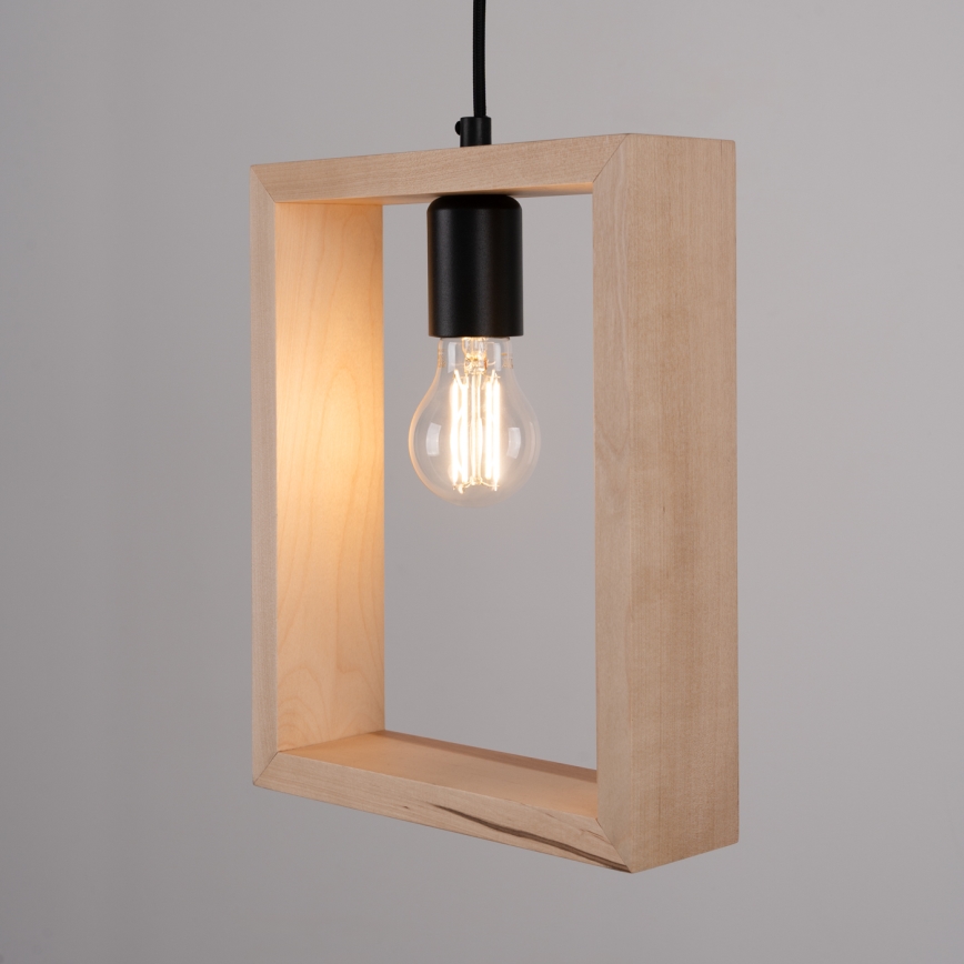 Lustra ar auklu ARIES 1xE27/15W/230V dižskābardis/bēša