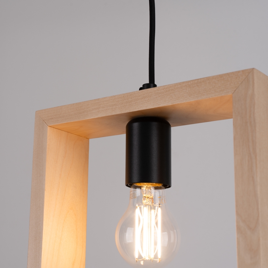 Lustra ar auklu ARIES 1xE27/15W/230V dižskābardis/bēša