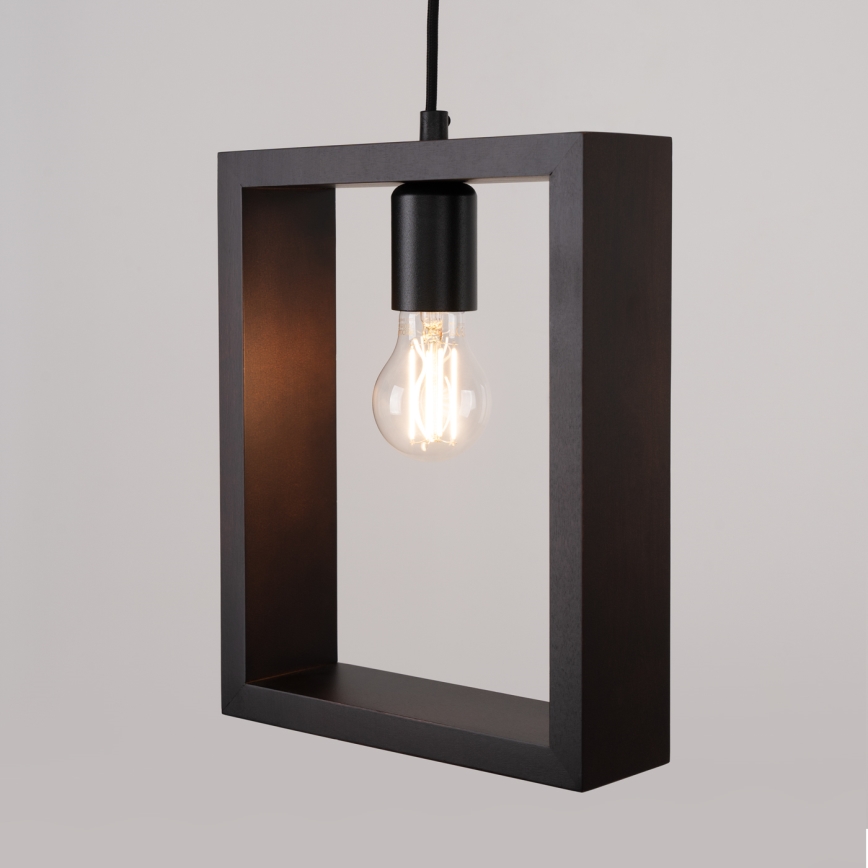 Lustra ar auklu ARIES 1xE27/15W/230V dižskābardis/venge