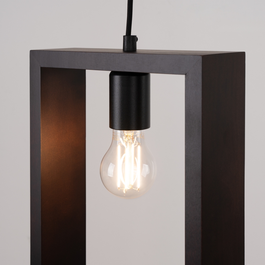 Lustra ar auklu ARIES 1xE27/15W/230V dižskābardis/venge