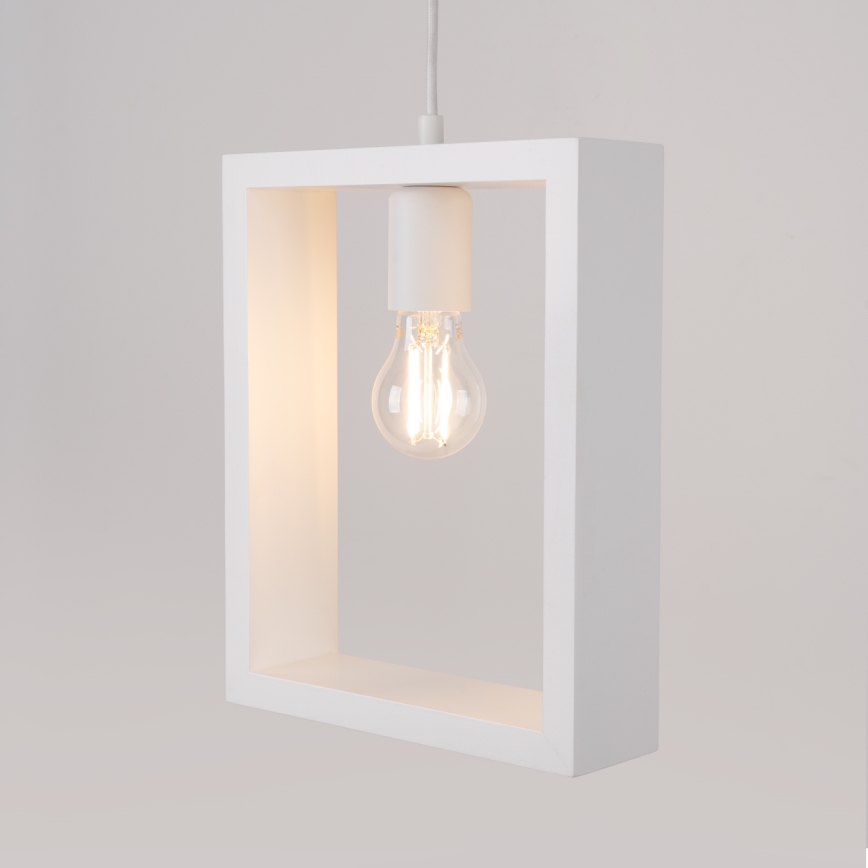 Lustra ar auklu ARIES 1xE27/15W/230V dižskābardis/balta
