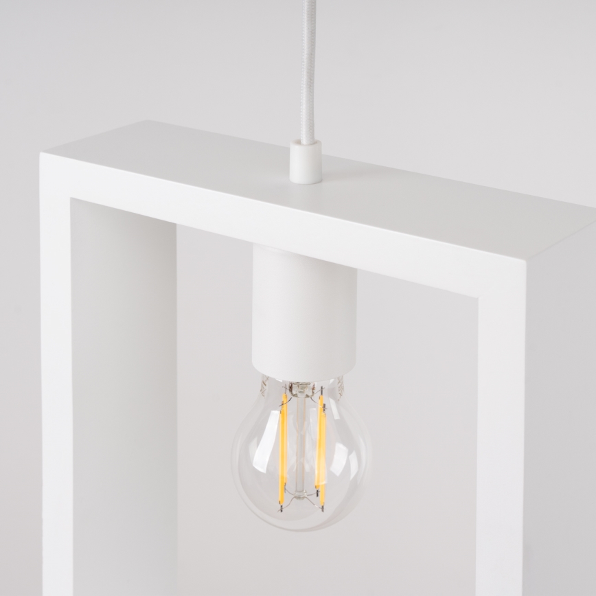 Lustra ar auklu ARIES 1xE27/15W/230V dižskābardis/balta