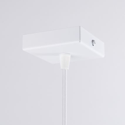 Lustra ar auklu ARIES 1xE27/15W/230V dižskābardis/balta